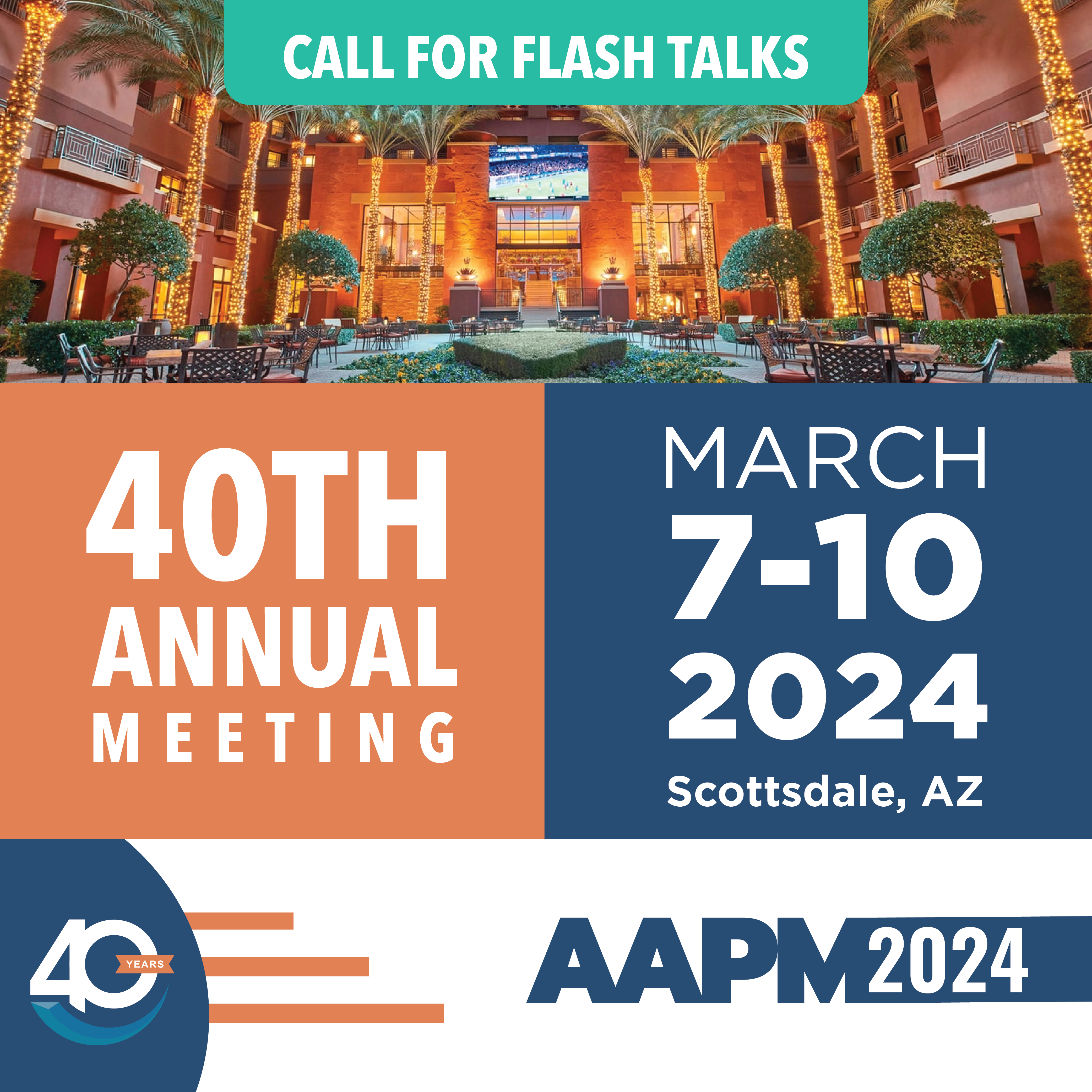 Call for Flash Talks AAPM